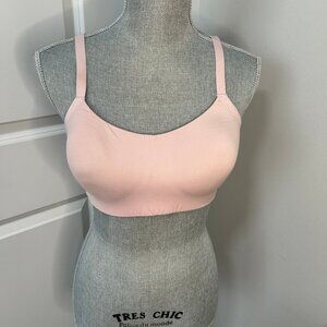 Knix Revolution Scoop Bra Wireless Size L Color Rose Water EUC